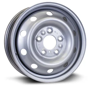 RTX Wheels – Steel Wheel – Grey – 16″x6″ 68mm – All weather Wheels – X46130
